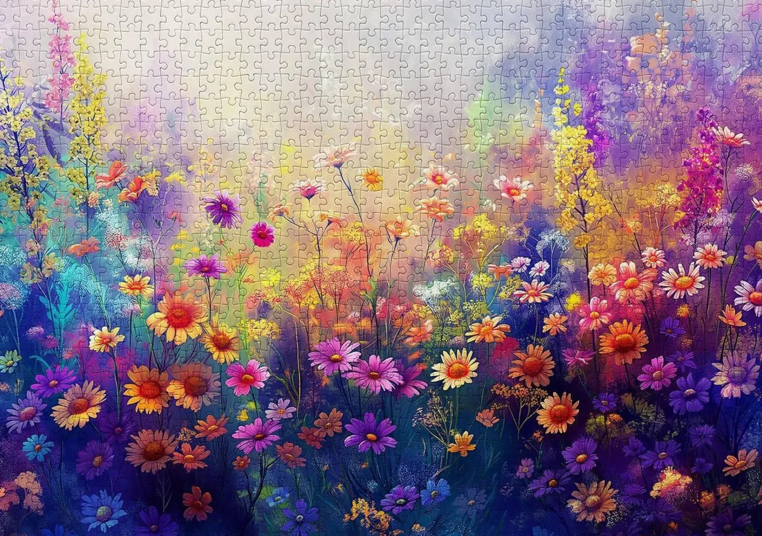 Puzzle 1000 el. Kwitnąca polana