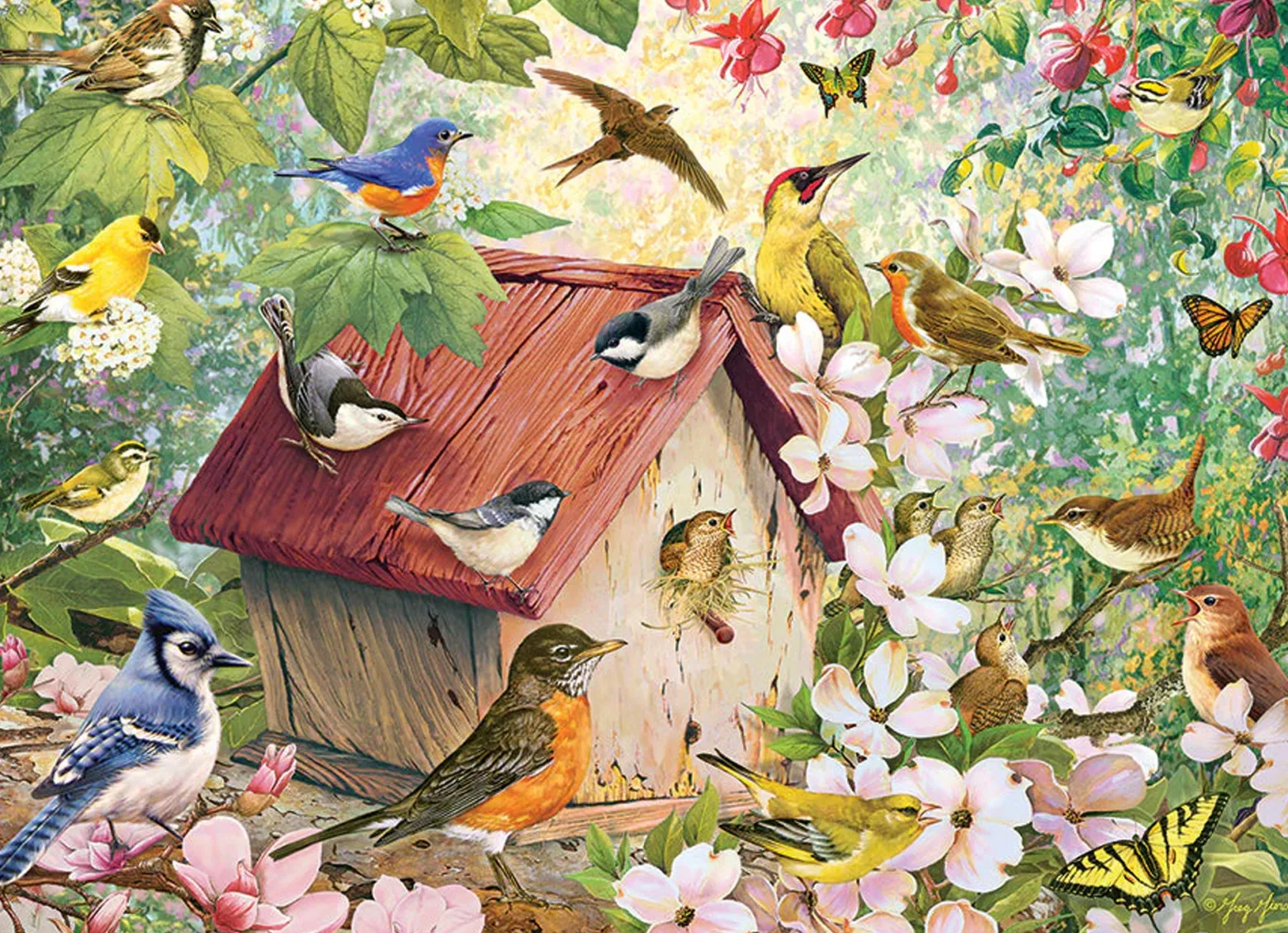Puzzle 1000 el. Kwitnąca wiosna