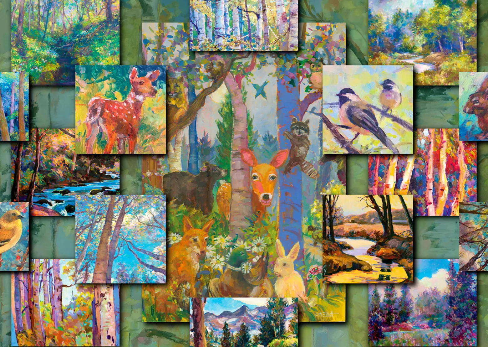 Puzzle 1000 el. Las