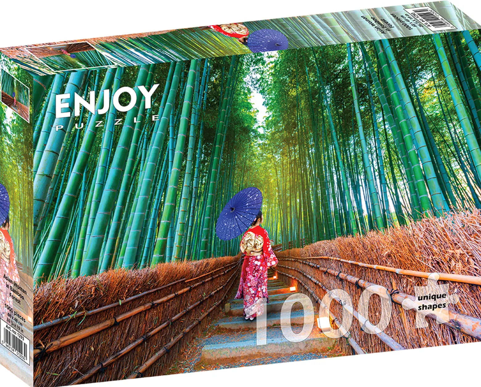 Puzzle 1000 el. Las bambusowy / Japonia
