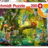 Puzzle 200 el. Leśne wróżki + różdżka