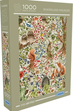 Puzzle 1000 el. Leśne zwierzęta