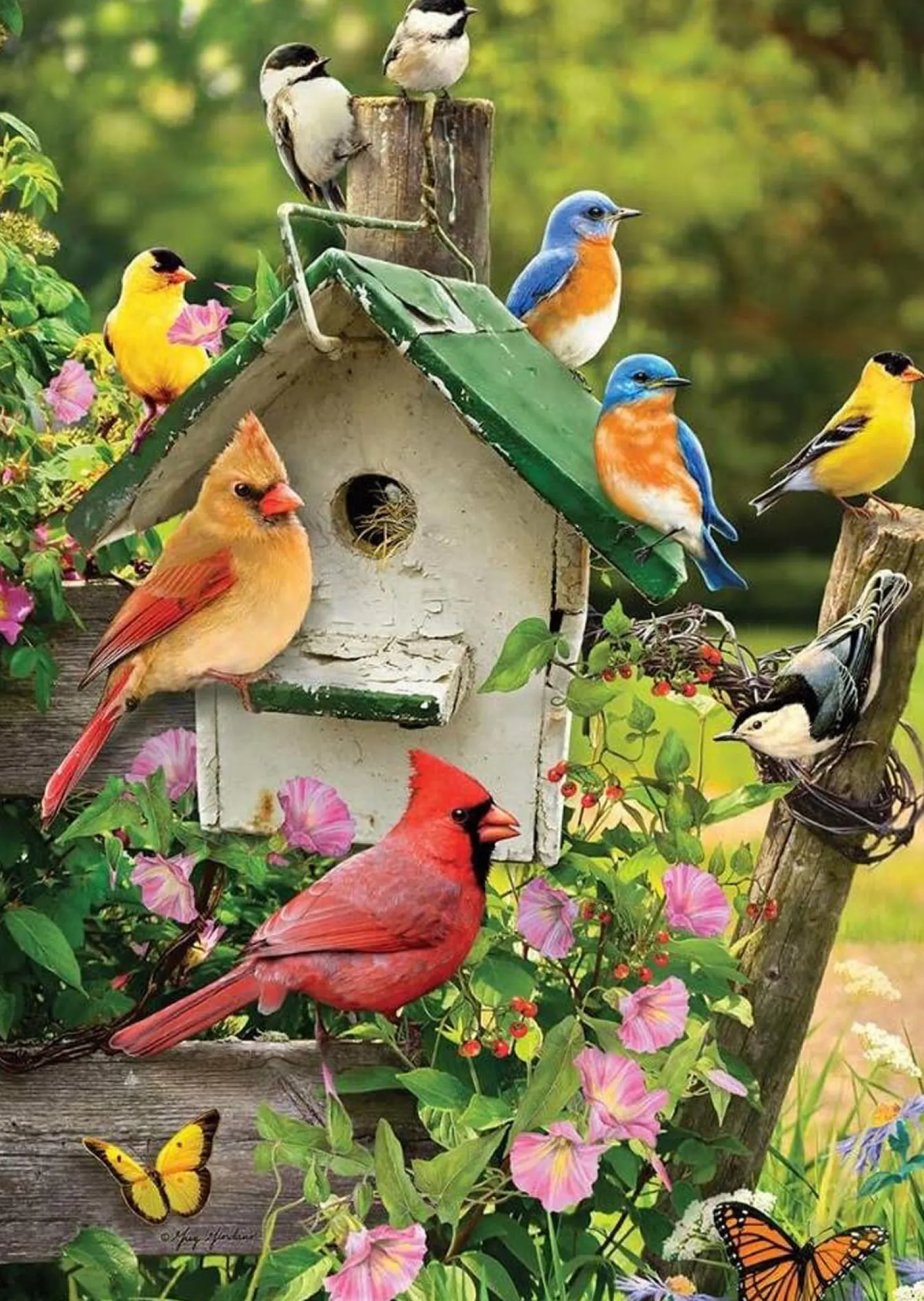 Puzzle 500 el. Letni domek dla ptaków