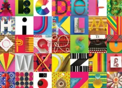 Puzzle 1000 el. Litery i cyfry