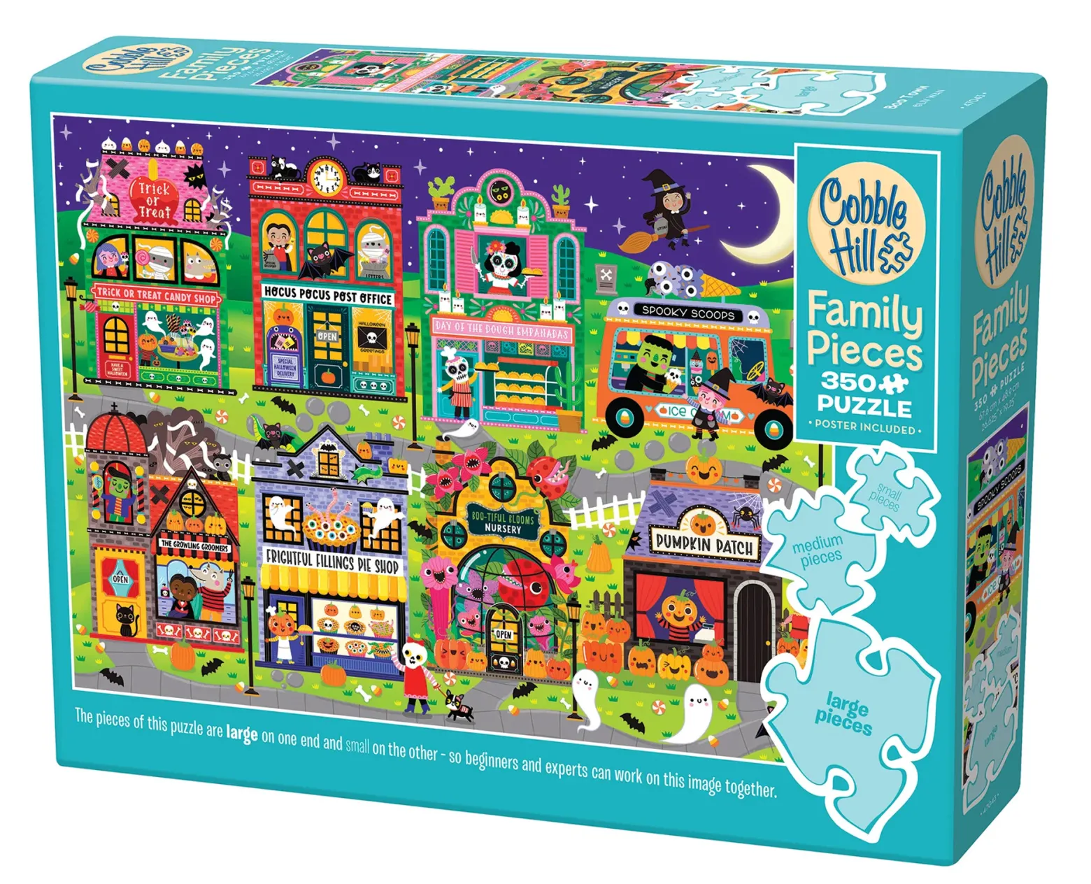 Puzzle 350 el. Miasteczko Halloween