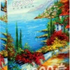 Puzzle 1000 el. Miasteczko nad morzem