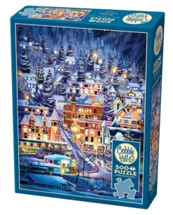 Puzzle 500 el. Miasteczko narciarskie