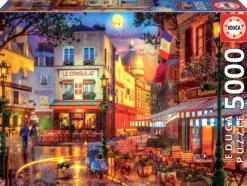 Puzzle 5000 el. Miasteczko we Francji