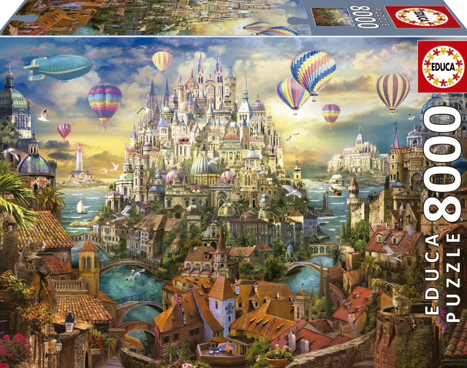 Puzzle 8000 el. Miasto marzeń