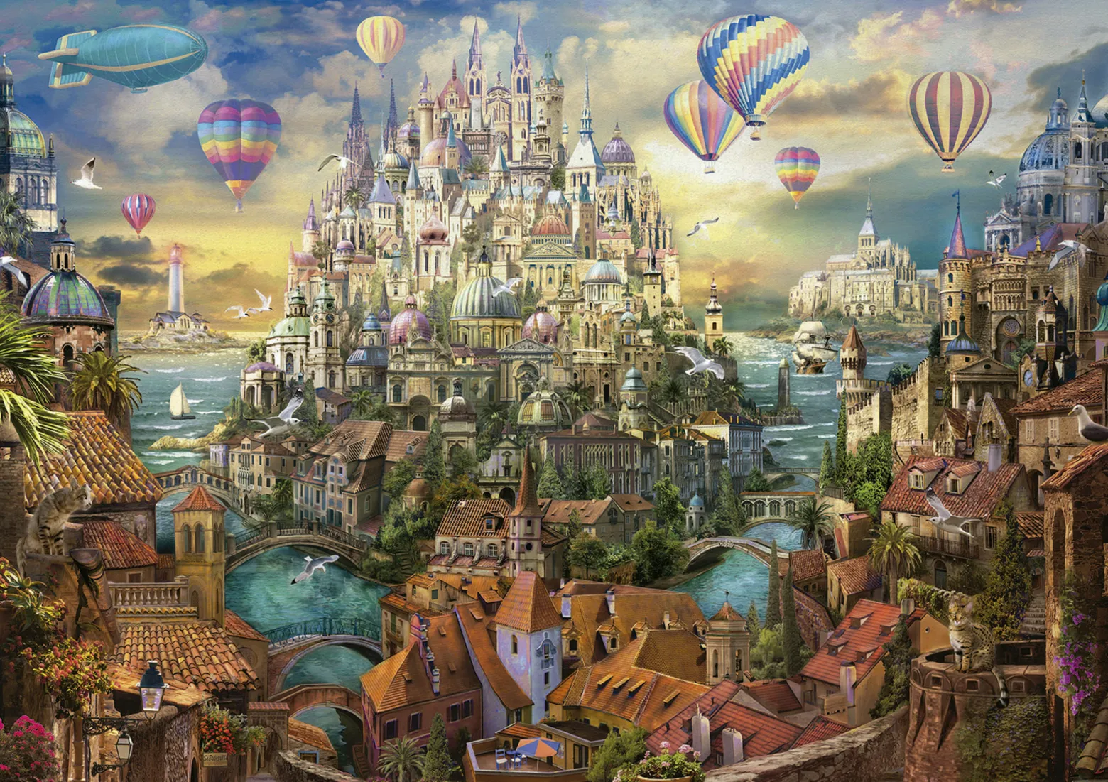Puzzle 8000 el. Miasto marzeń