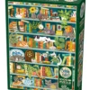 Puzzle 1000 el. Miejsce dla książek i kotów
