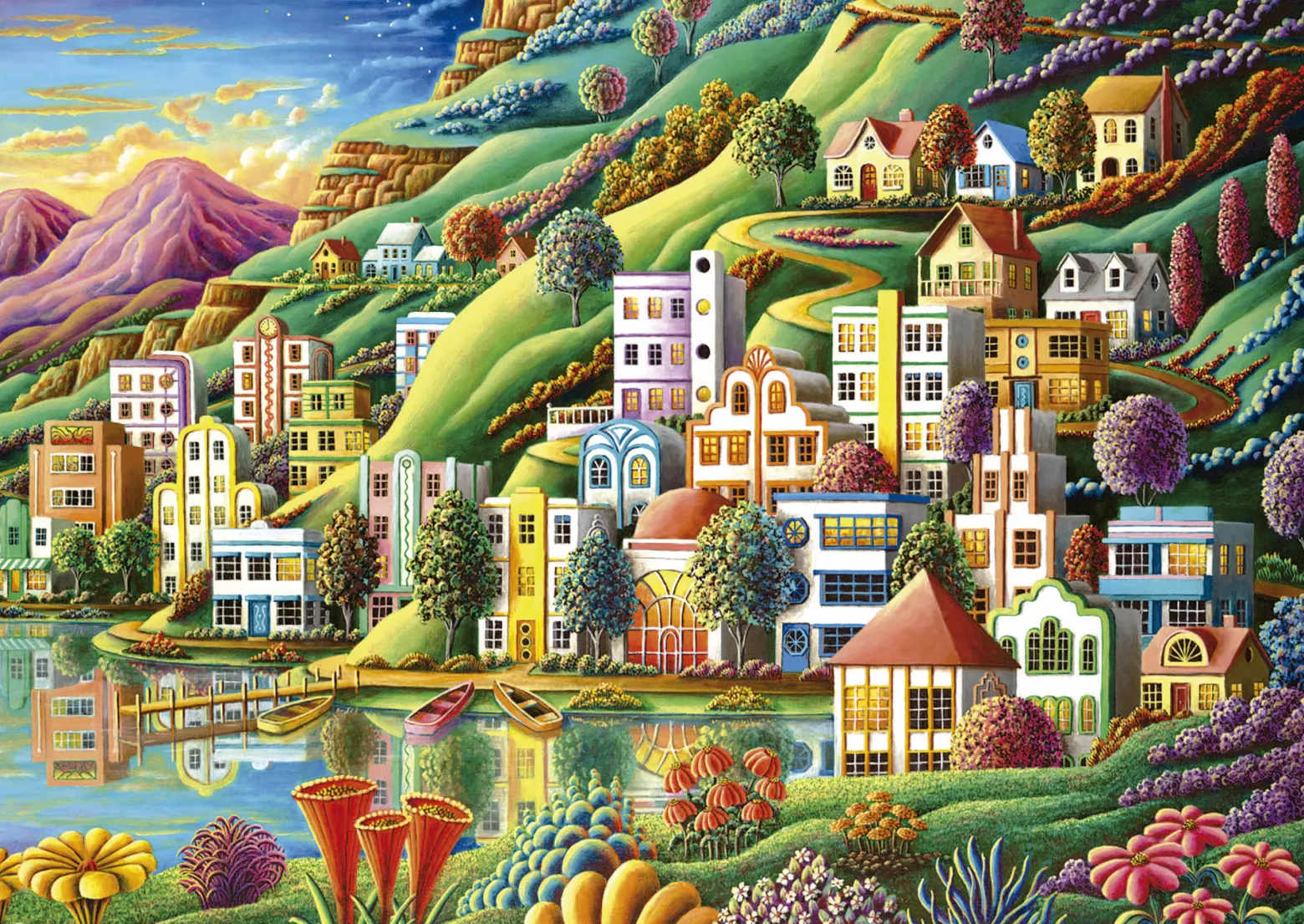 Puzzle 500 el. Miejskie nabrzeże