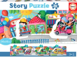 Puzzle 26 el. Miejskie pojazdy (panorama)