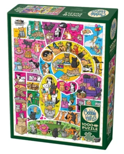 Puzzle 1000 el. Śmieszne koty