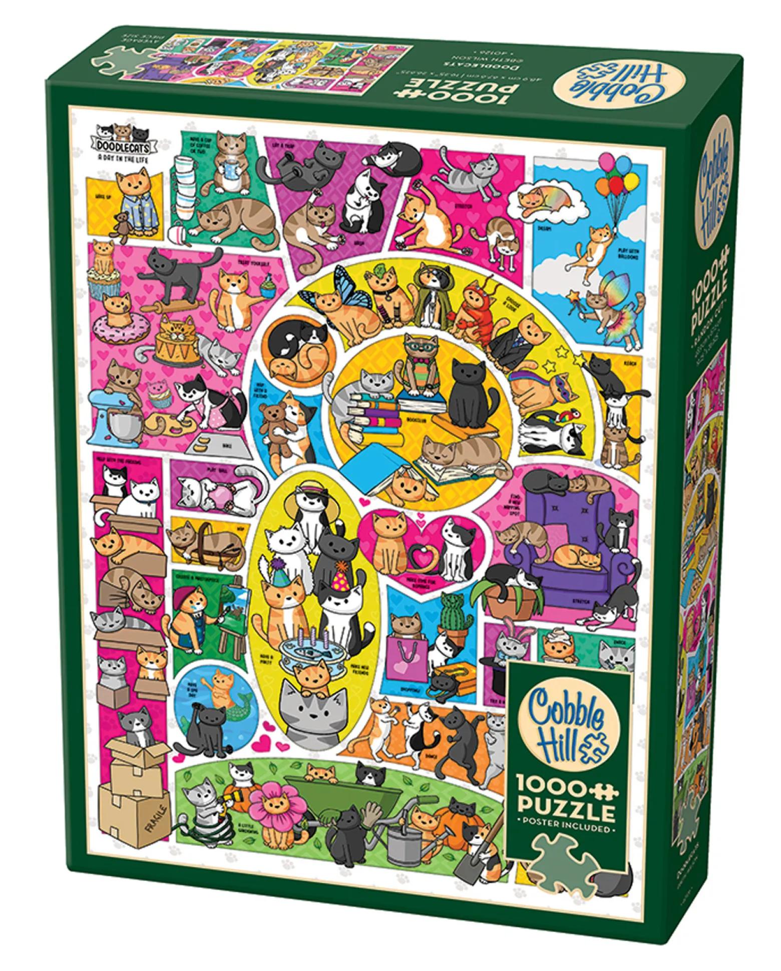 Puzzle 1000 el. Śmieszne koty