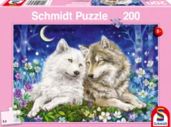 Puzzle 200 el. Milusińskie wilki