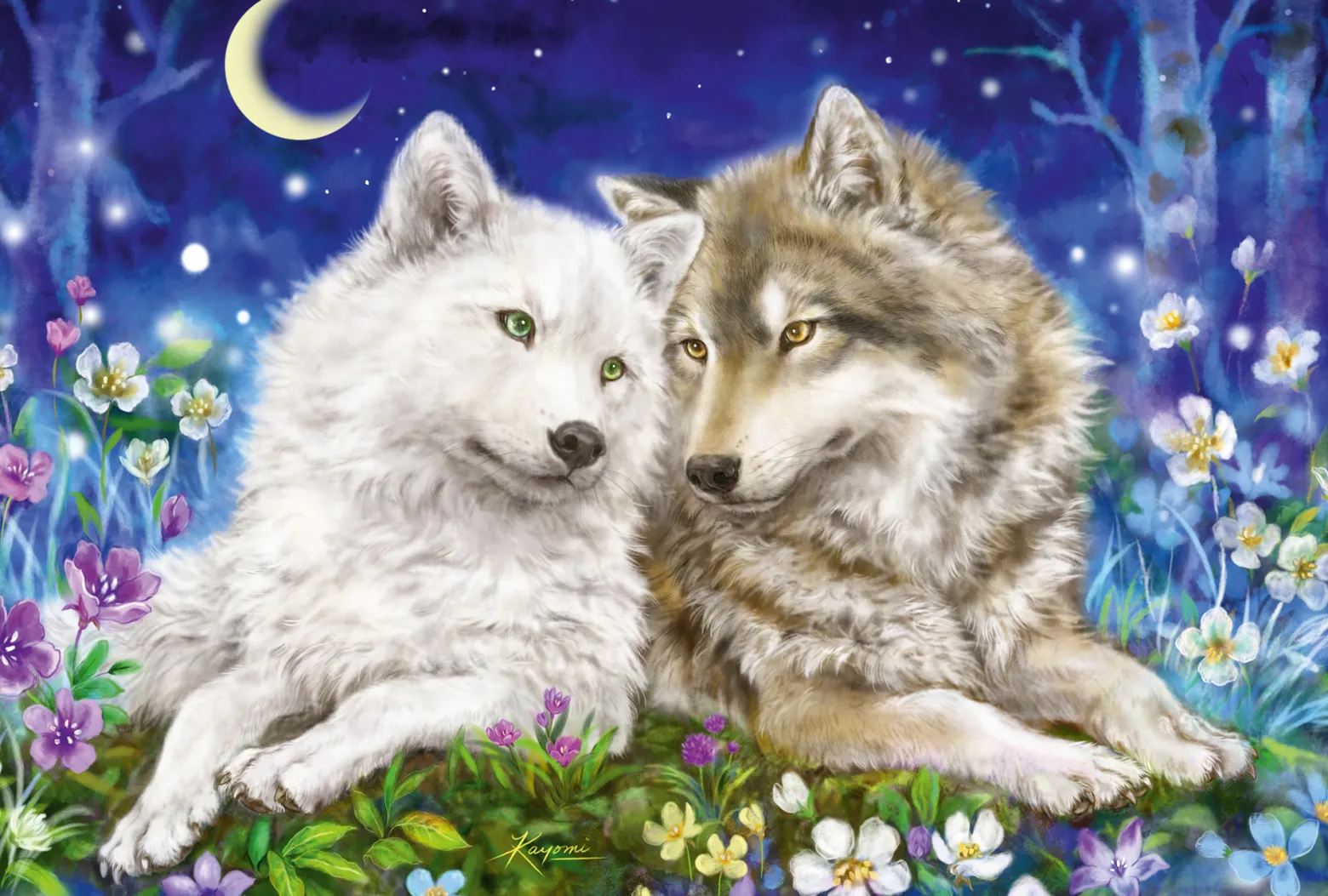Puzzle 200 el. Milusińskie wilki