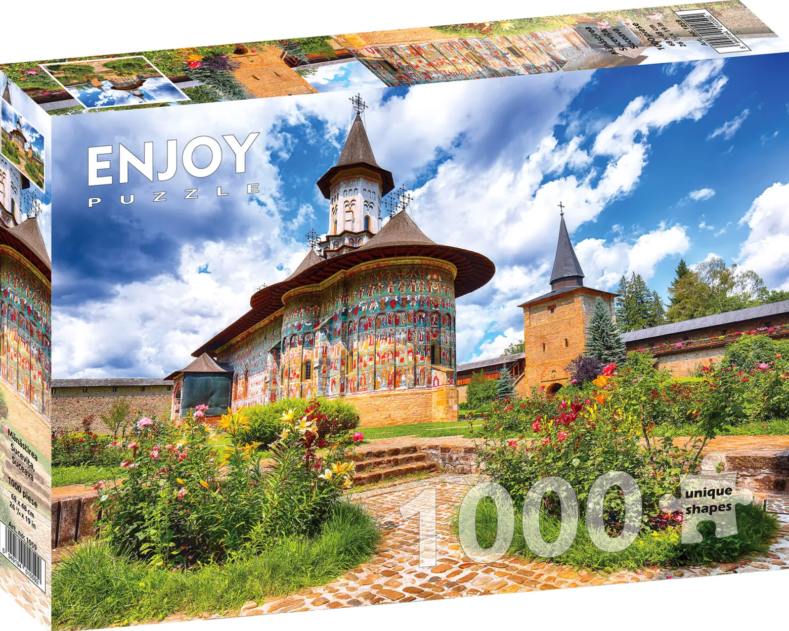 Puzzle 1000 el. Monastyr / Sucevita / Rumunia