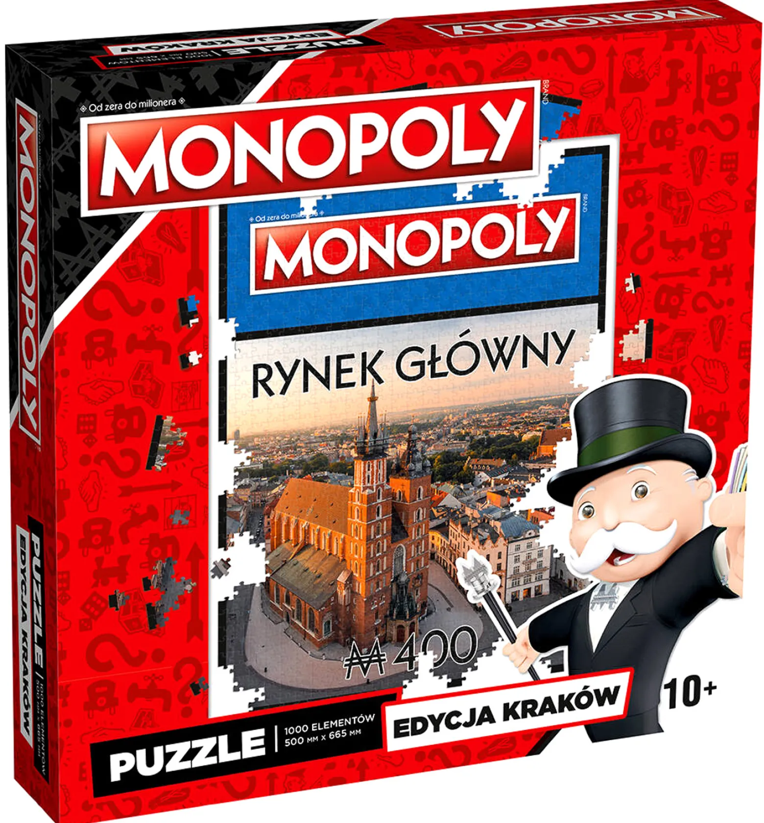 Puzzle 1000 el. Monopoly: Kraków (Rynek Główny)