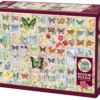 Puzzle 2000 el. Motyle i kwiaty