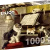 Puzzle 1000 el. Nauka gry na pianinie, Henriette Ronner-Knip