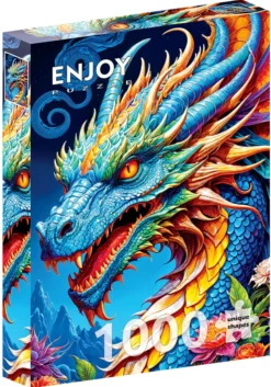 Puzzle 1000 el. Niebieski smok
