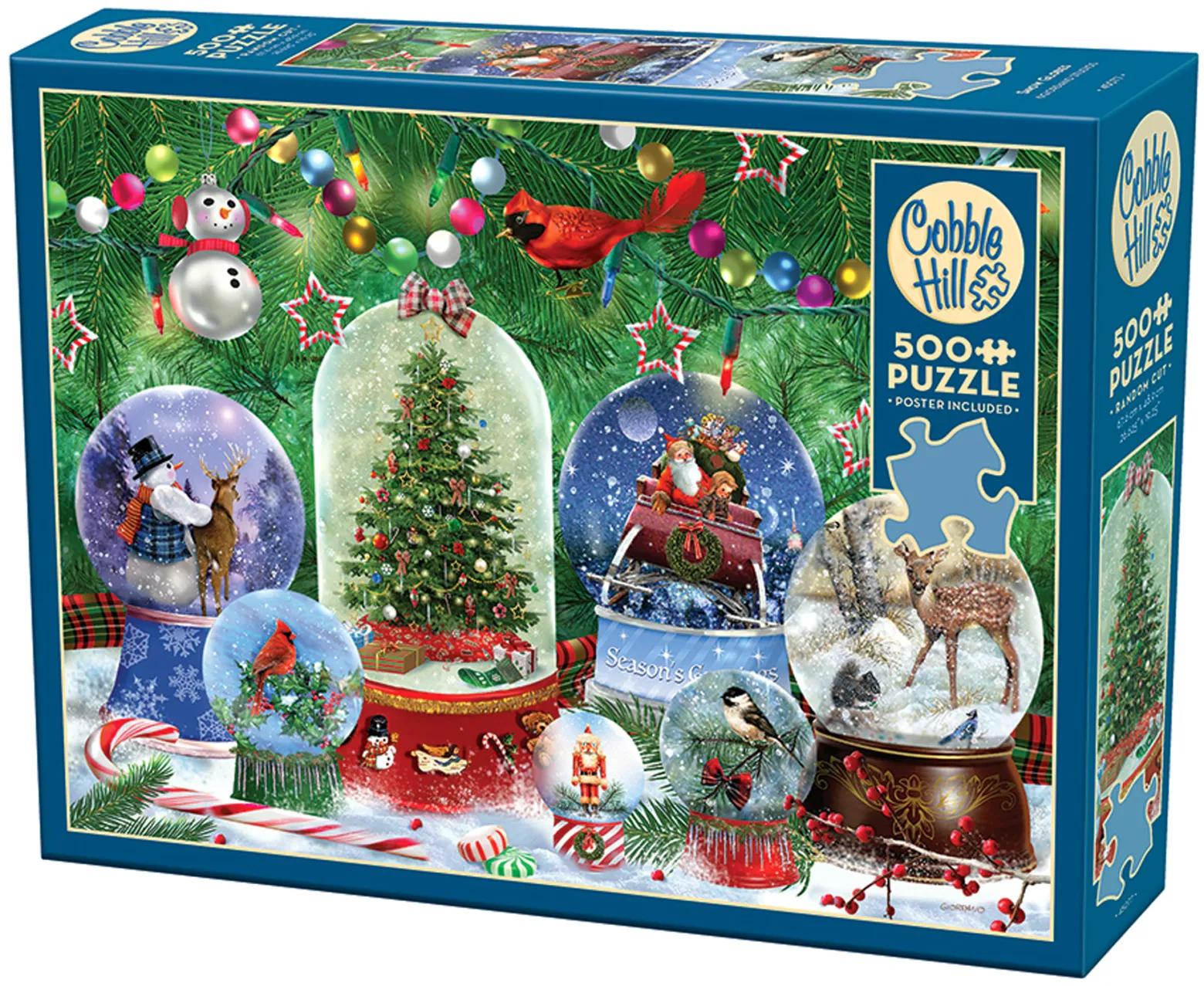 Puzzle 500 el. Śnieżne kule