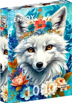 Puzzle 1000 el. Śnieżny lis