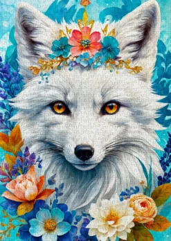 Puzzle 1000 el. Śnieżny lis