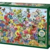 Puzzle 1000 el. Ogród pełen motyli