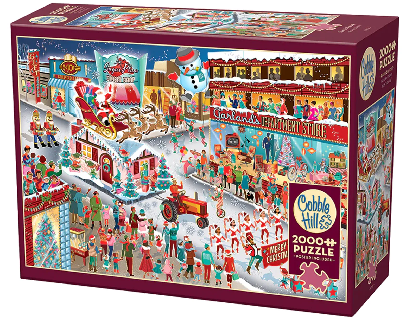 Puzzle 2000 el. Parada Świętego Mikołaja