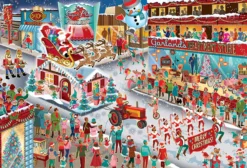Puzzle 2000 el. Parada Świętego Mikołaja