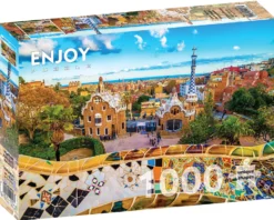 Puzzle 1000 el. Park Güell / Barcelona / Hiszpania