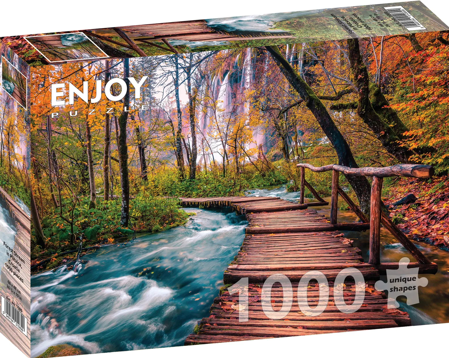 Puzzle 1000 el. Park Narodowy Jezior Plitwickich / Chorwacja