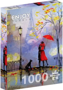 Puzzle 1000 el. Paryż we troje