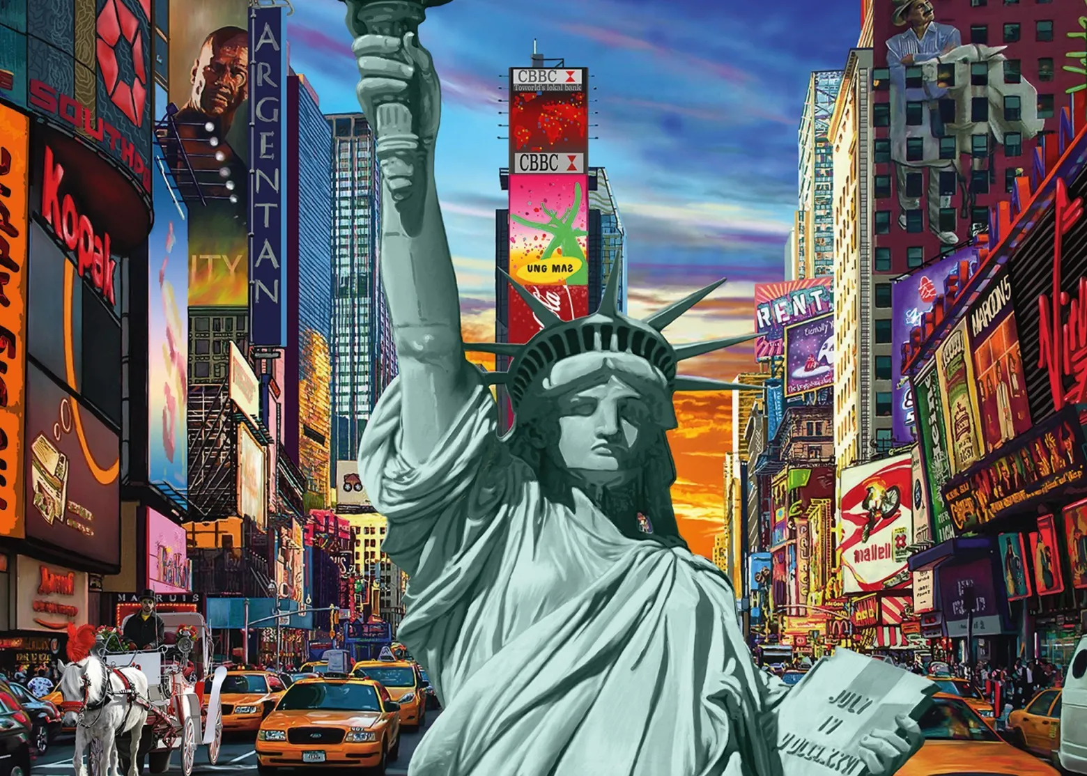 Puzzle 1000 el. PC Nowy Jork
