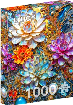 Puzzle 1000 el. Perłowe lilie wodne