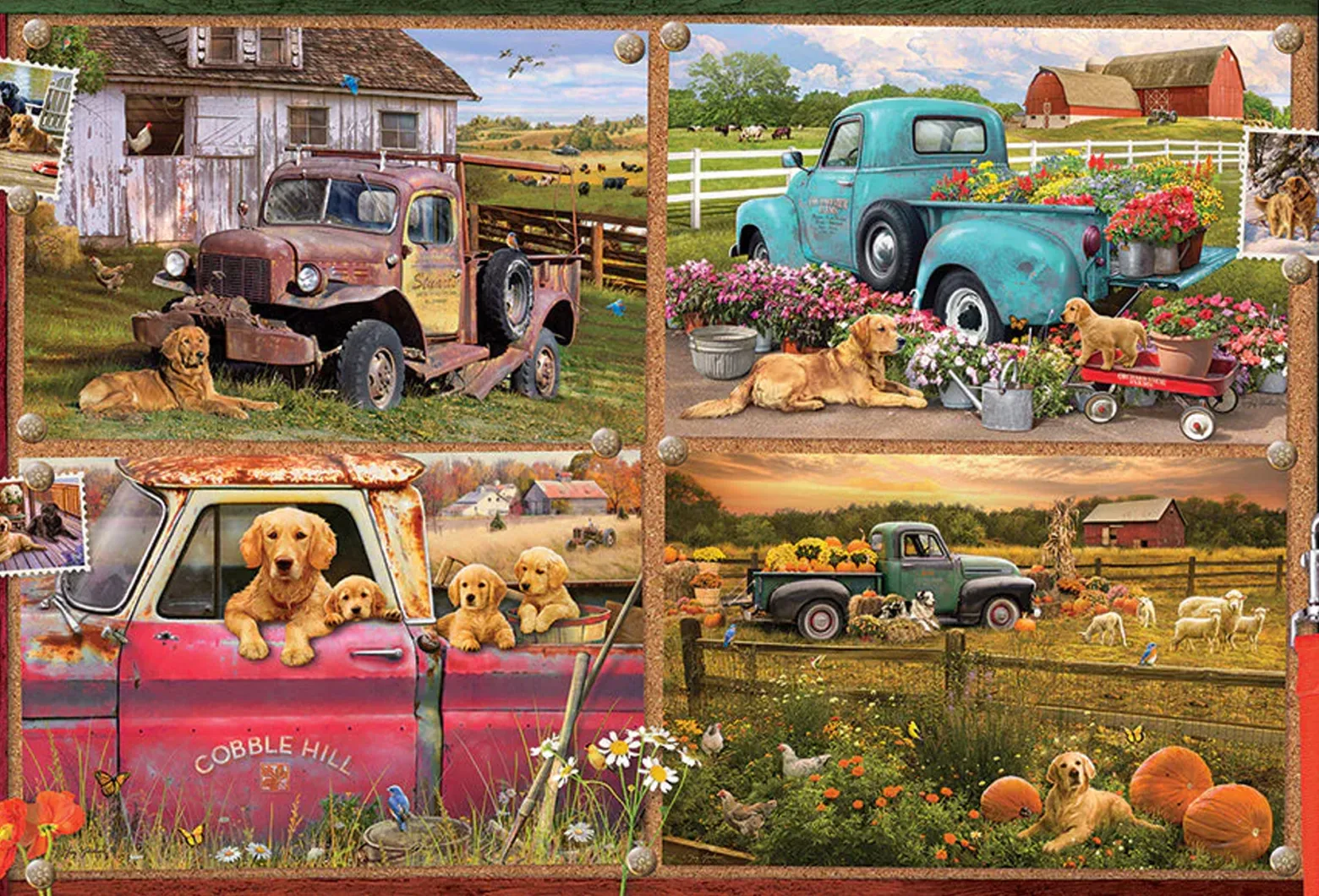 Puzzle 2000 el. Pieskie życie
