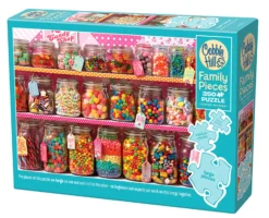 Puzzle 350 el. Półka ze słodyczami