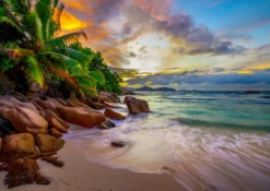Puzzle 1000 el. Plaża na Seszelach