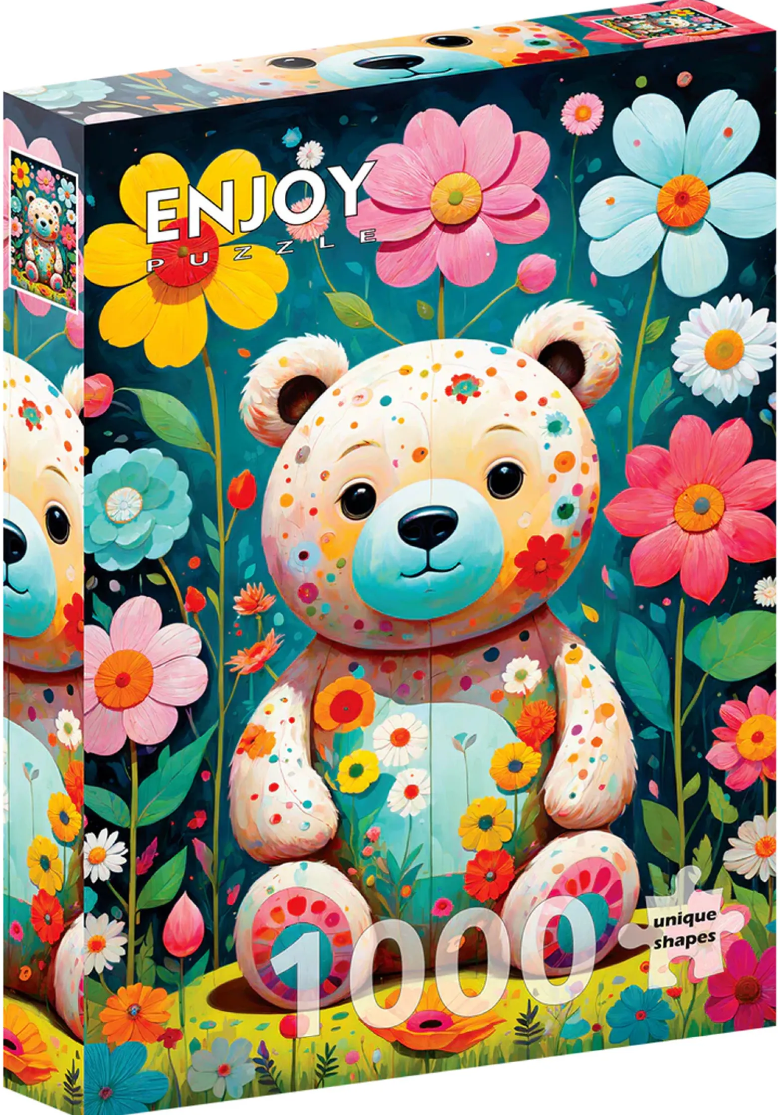 Puzzle 1000 el. Pluszowy miś