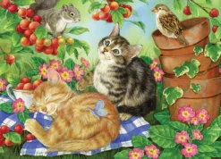 Puzzle 350 el. Pod wiśniowym drzewem