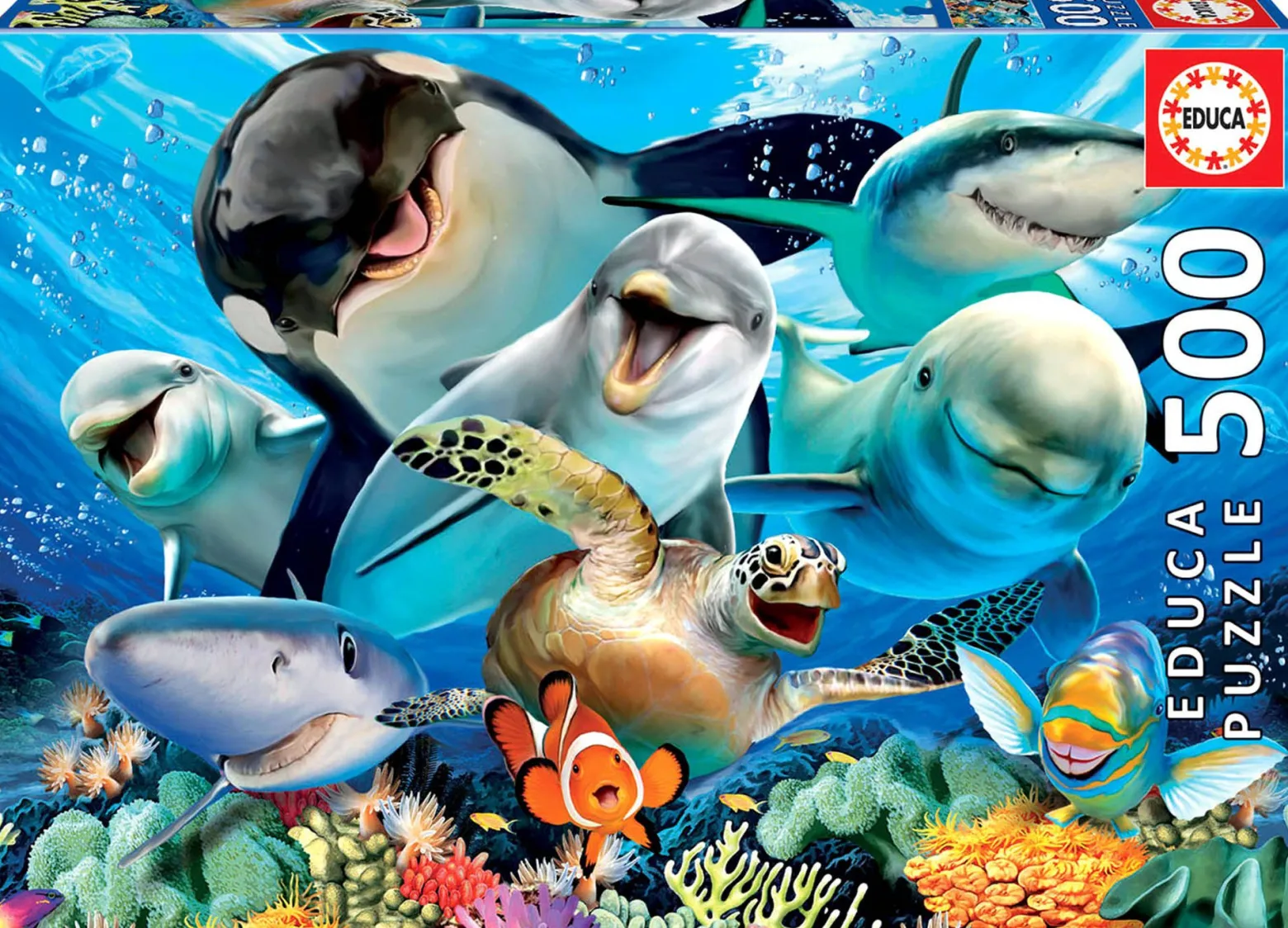Puzzle 500 el. Podwodne selfie