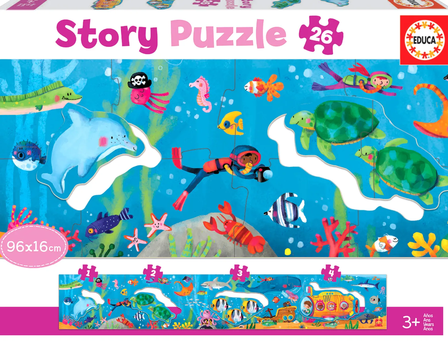 Puzzle 26 el. Podwodny świat (panorama)