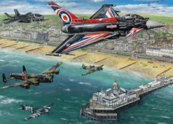 Puzzle 1000 el. Pokazy lotnicze nad Eastbourne / Anglia