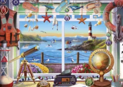 Puzzle 1000 el. Pokój z widokiem na morze