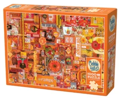 Puzzle 1000 el. Pomaluj mój świat na kolor... pomarańczowy