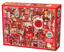 Puzzle 1000 el. Pomaluj mój świat na kolor... czerwony