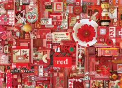Puzzle 1000 el. Pomaluj mój świat na kolor... czerwony