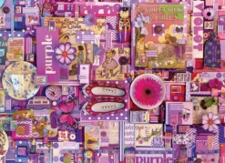 Puzzle 1000 el. Pomaluj mój świat na kolor... fioletowy